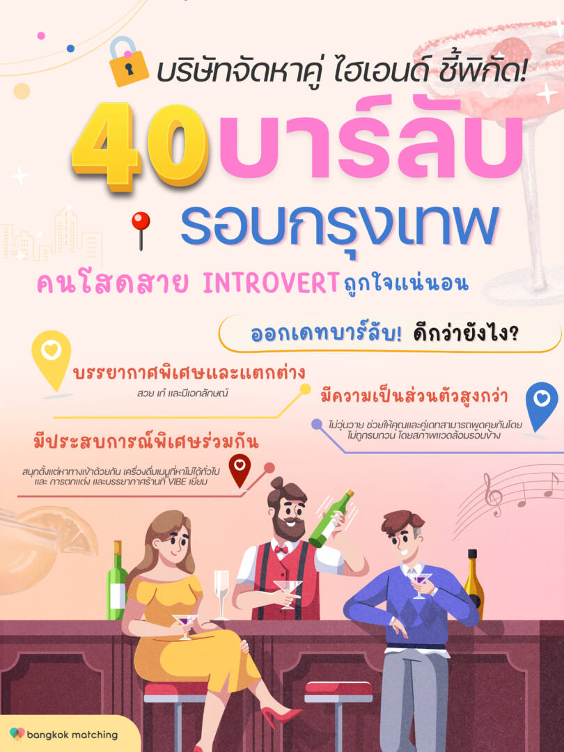 40 บาร์ลับในกรุงเทพ ทั้งบาร์ cocktail บาร์เหล้า ลับ หาทางเข้ายาก ถูกใจคน Introvert คนโสด และคู่ออกเดทแน่นอน