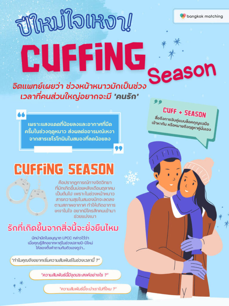 ปีใหม่ใจเหงา! เปิดสาเหตุปรากฎการณ์ Cuffing Season ที่ทำให้คนอยากมีแฟนช่วงปีใหม่